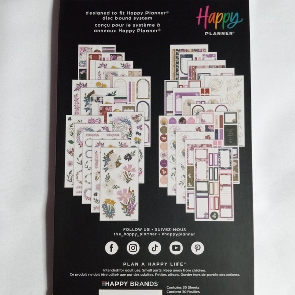 MADE TO BLOOM Me My Big Ideas 365 The Happy Planner Stickers - Picture 2 of 3